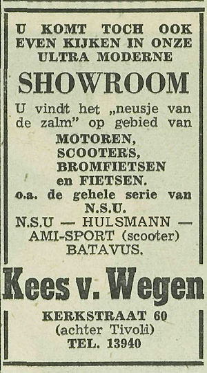 Hulsmann advertentie Utrechts Nieuwsblad 09-04-1955