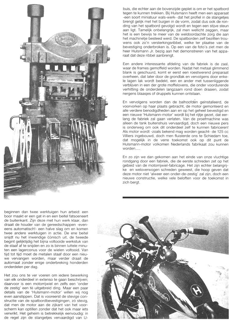 Artikel uit weekblad Motor (herdruk in VMC blad)