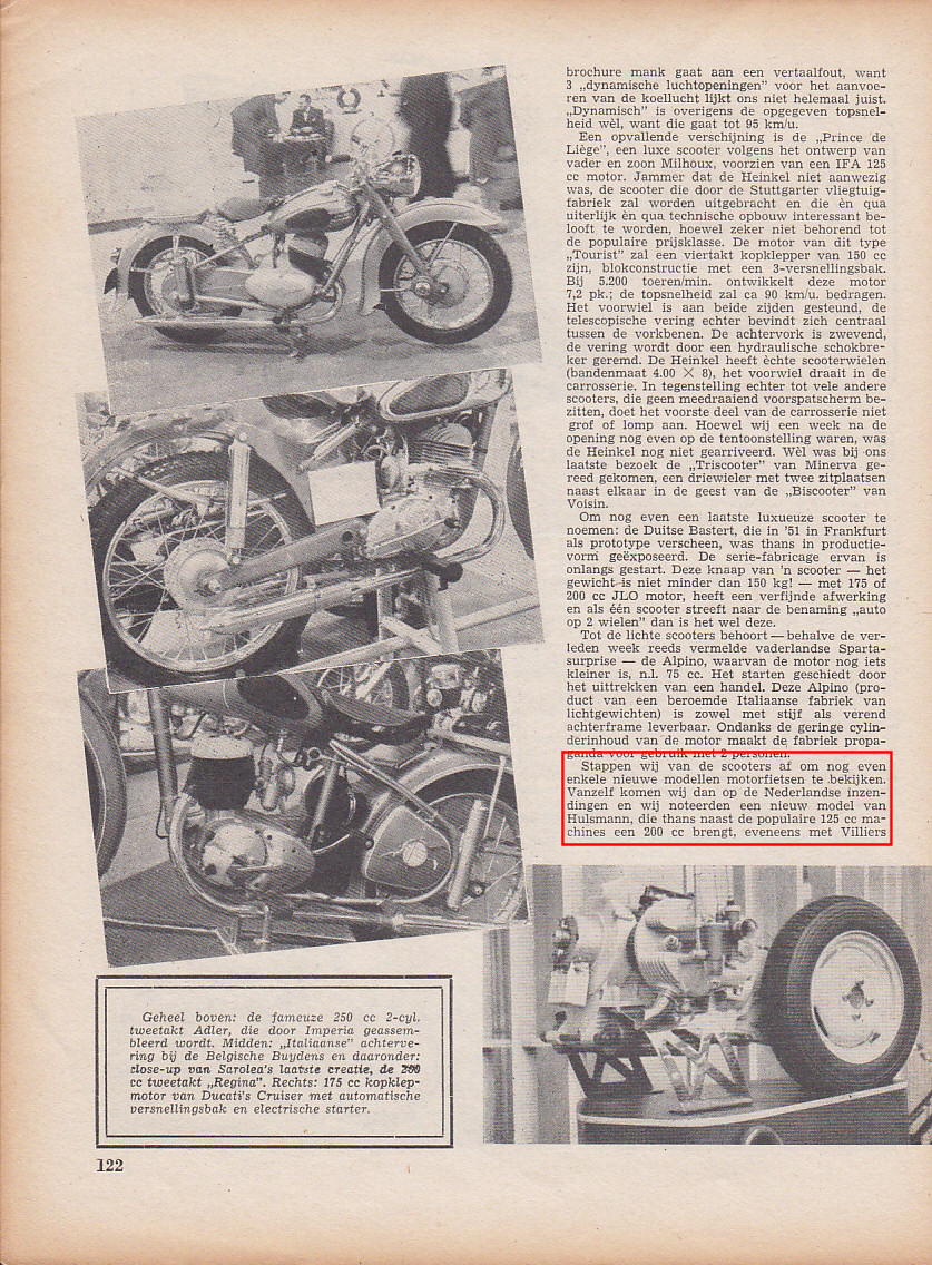 Verslag Salon Brussel 1953 - Weekblad Motor nr. 5 1953