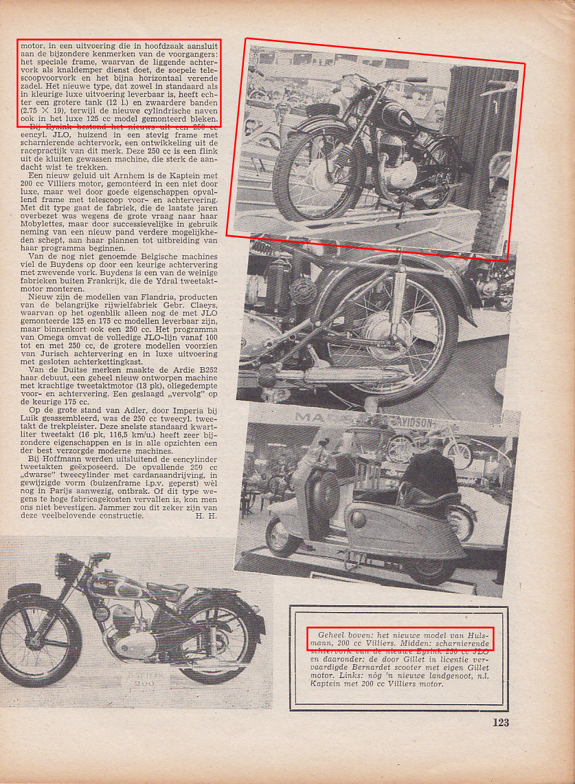 Verslag Salon Brussel 1953 - Weekblad Motor nr. 5 1953