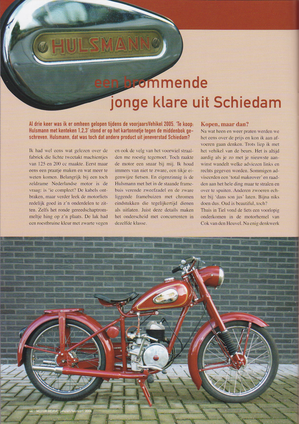 Over Hulsmann - Motor Revue jan/feb 2006