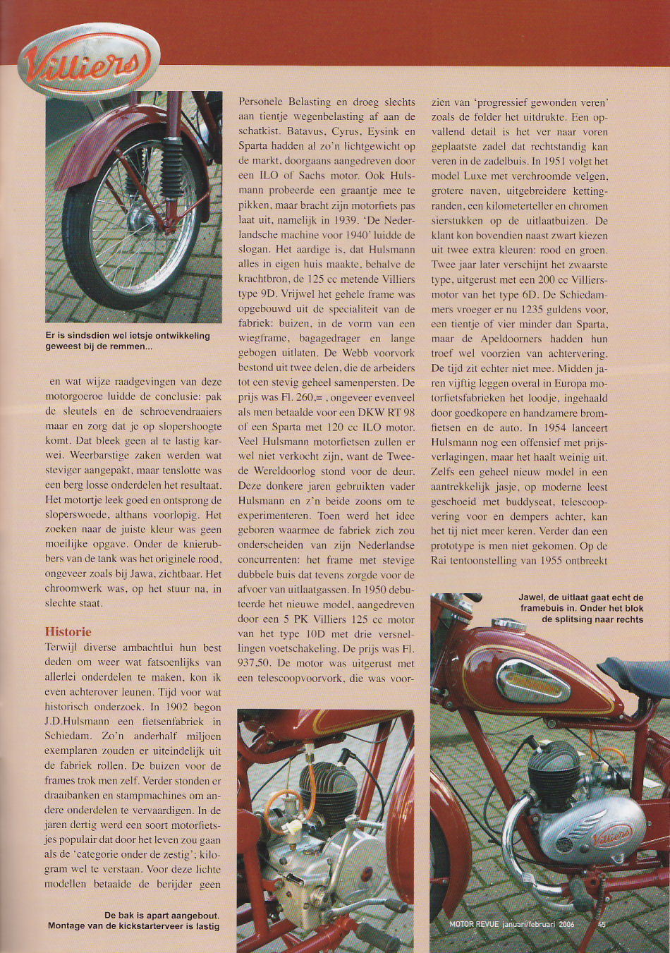 Over Hulsmann - Motor Revue jan/feb 2006