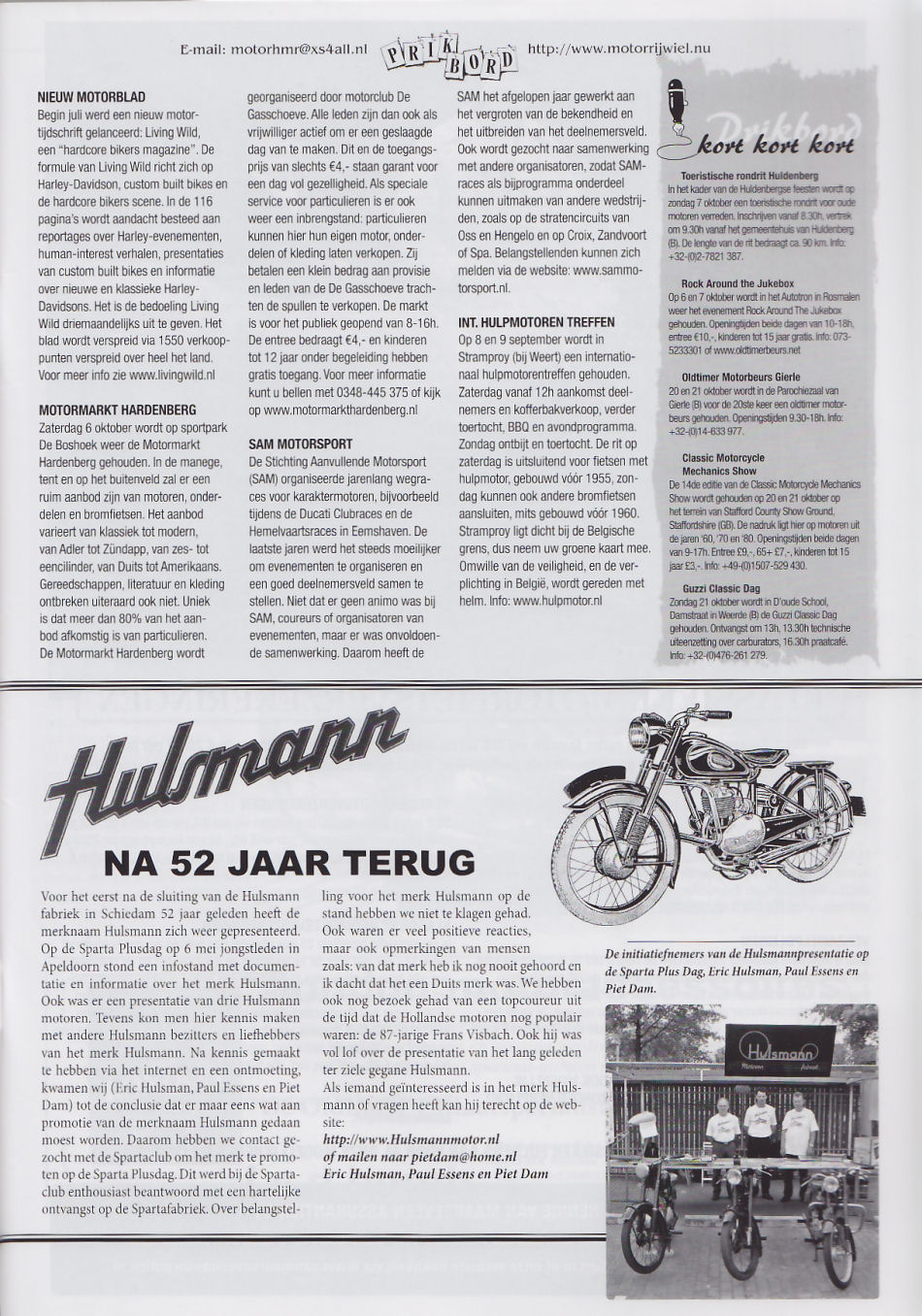 Hulsmann na 52 jaar terug - Het Motorrijwiel 89-2007