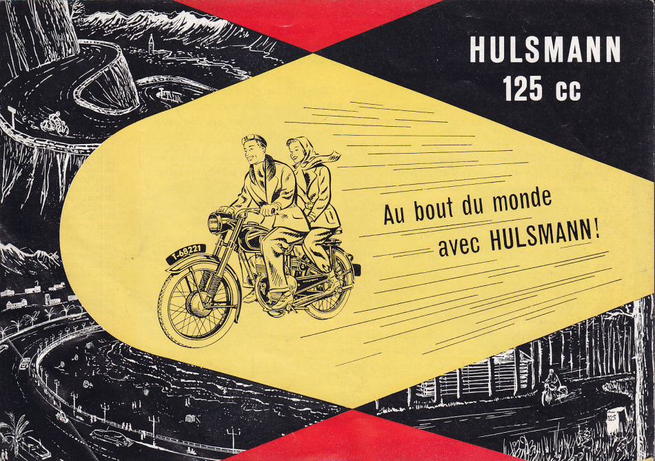 Hulsmann folder 125cc - Franstalig - 1953/54