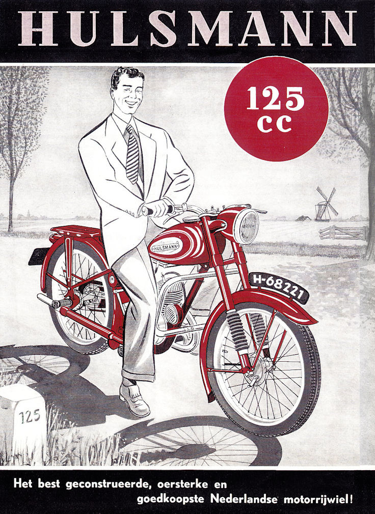 Folder 125cc Hulsmann - 1951/52 - Nederlands