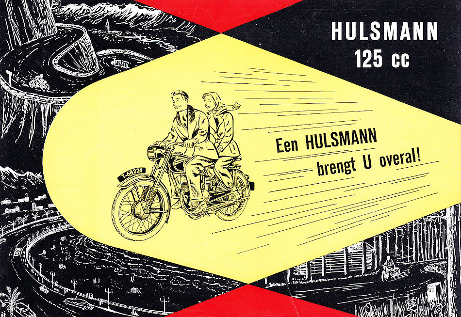 Hulsmann folder 125cc - Nederlandstalig - 1953/54