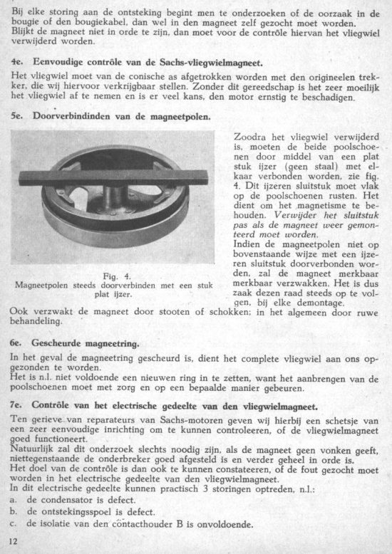 Onderhoudsboekje Sachs 74cc 1932