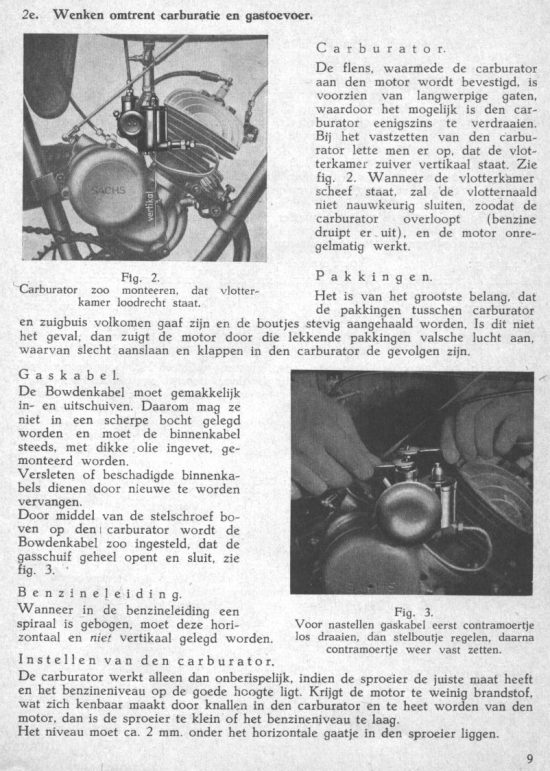 Onderhoudsboekje Sachs 74cc 1932