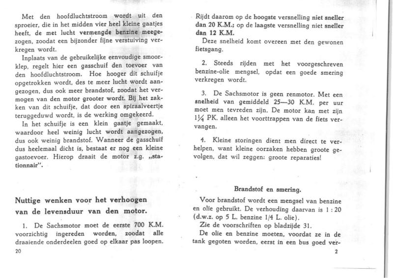 Handleiding Sachs 74cc Model 32