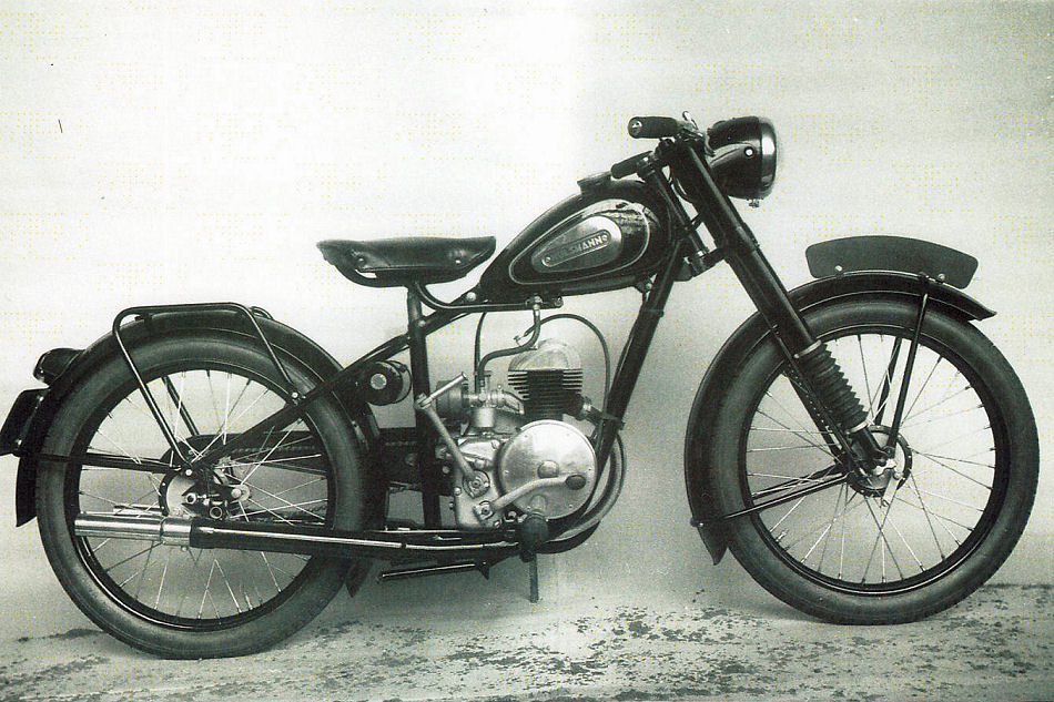 Hulsmann fabrieksfoto van het 125cc model