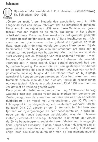 Hulsmann historie