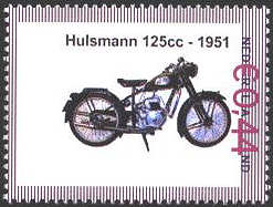 Persoonlijke postzegel met Hulsmann motor