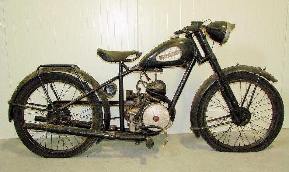 Hulsmann 125cc 1950 met kogellagervork