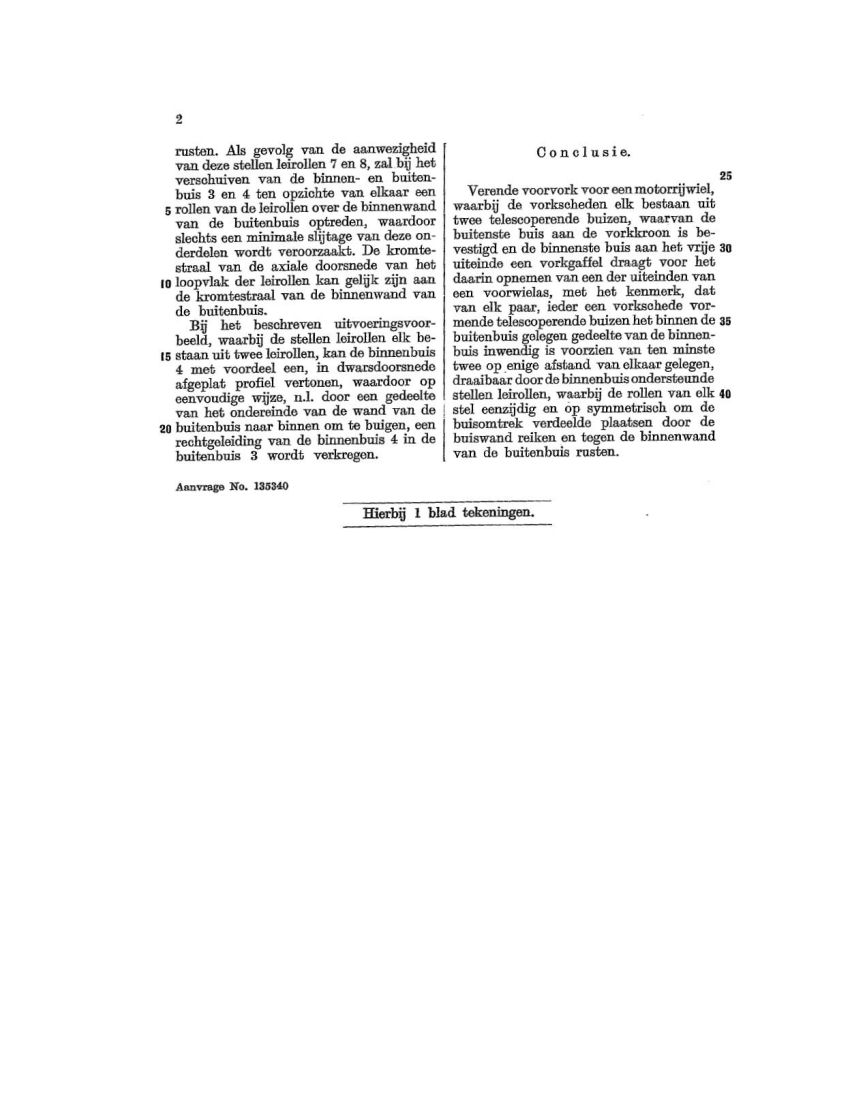 Patent Hulsmann kogellager voorvork