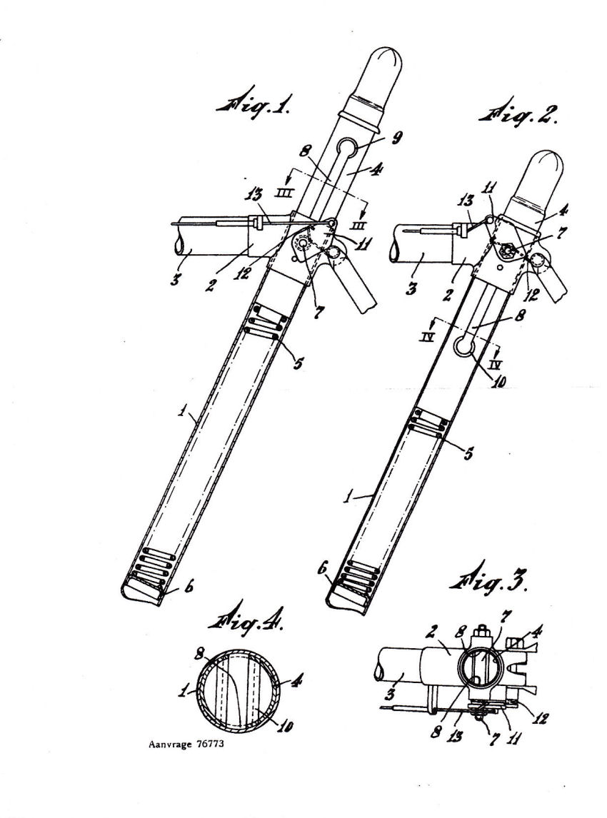 Hulsmann patent voor verstelbare fietszadelpen