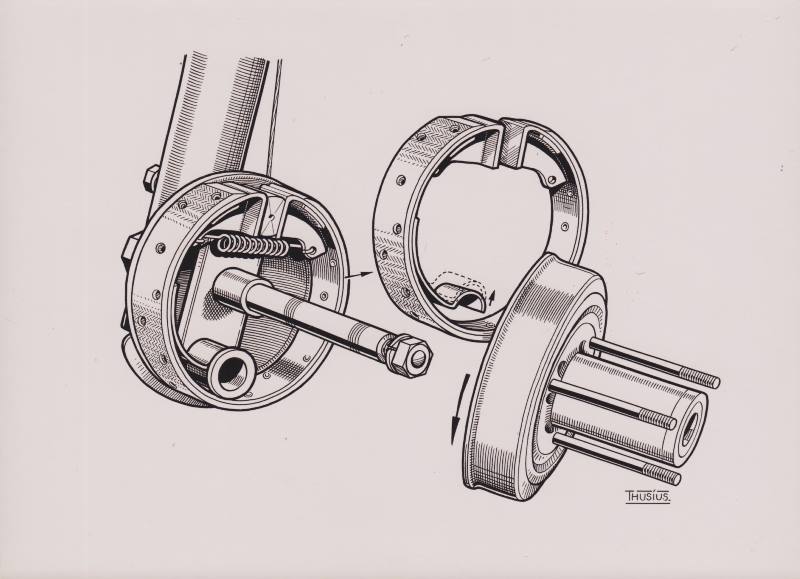 Imme R100 engine - brake operating principle