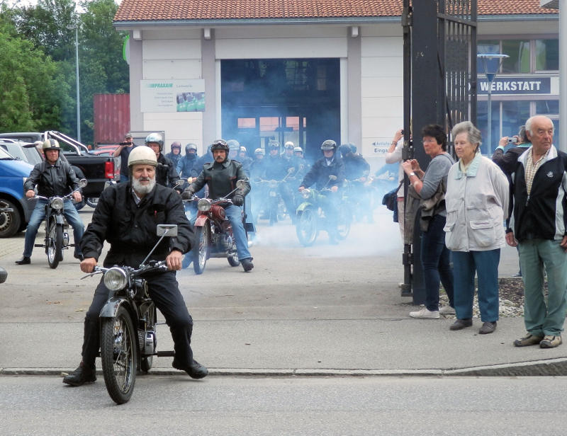 Start of the Imme ride on the Imme Treffen 2016