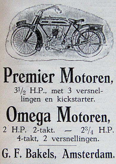 Dutch Omega advertisement 1916