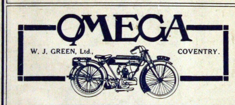 English Omega advertisement 1919