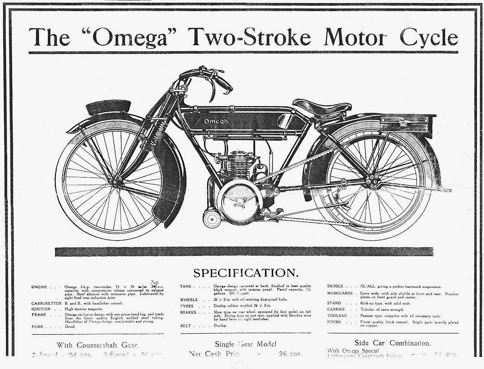 Omega Catalog 1915