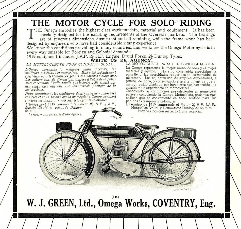 Omega Catalog 1915