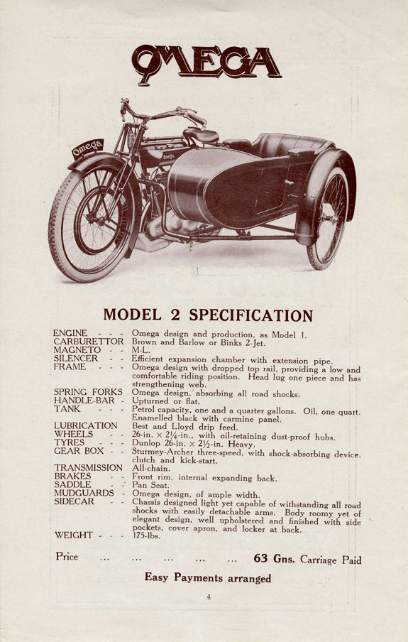 Omega Catalog 1924