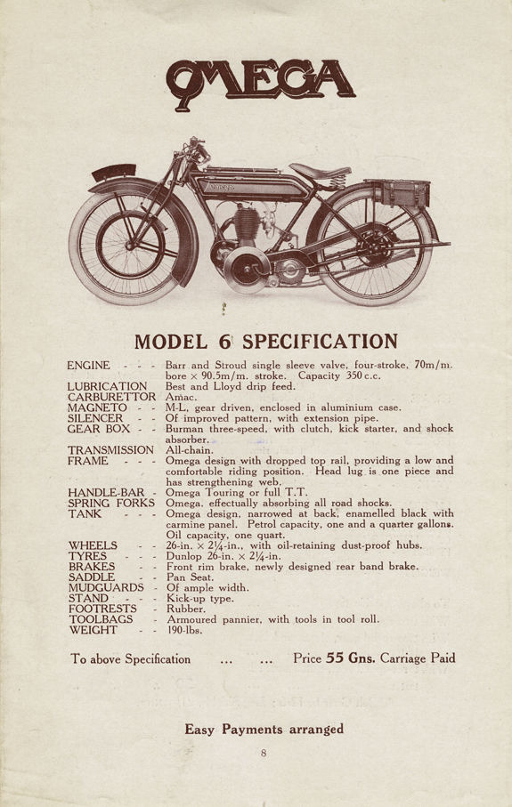Omega Catalog 1924