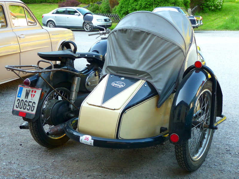 Puch 250 TF with Austro-Omega sidecar