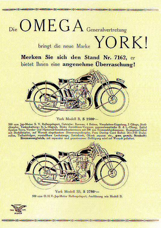 York-Omega advertisement