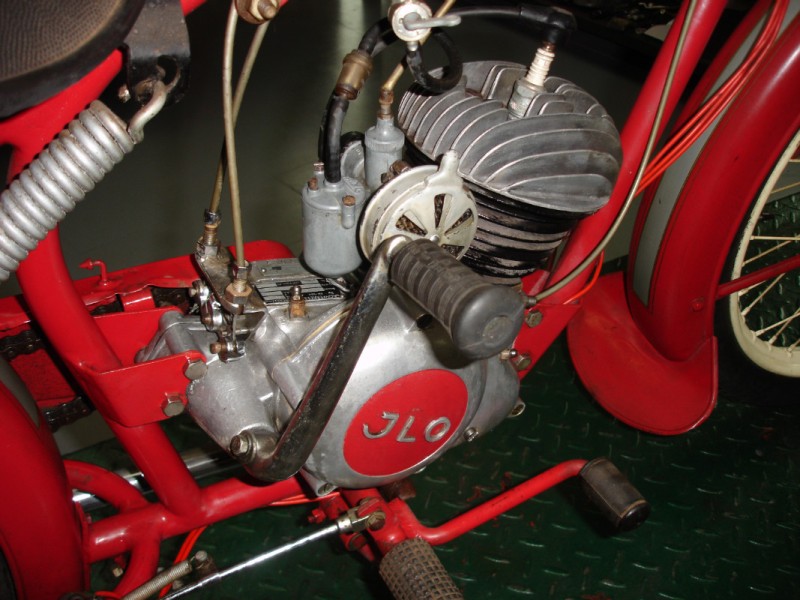JLO engine in Belgian Omega 1952