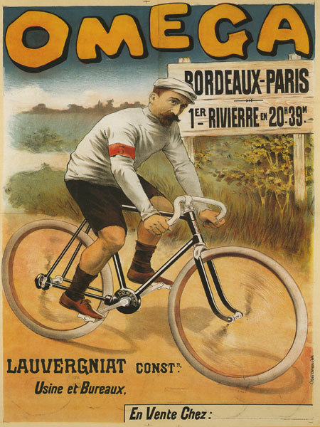 Omega chainless bicycle - France 1897