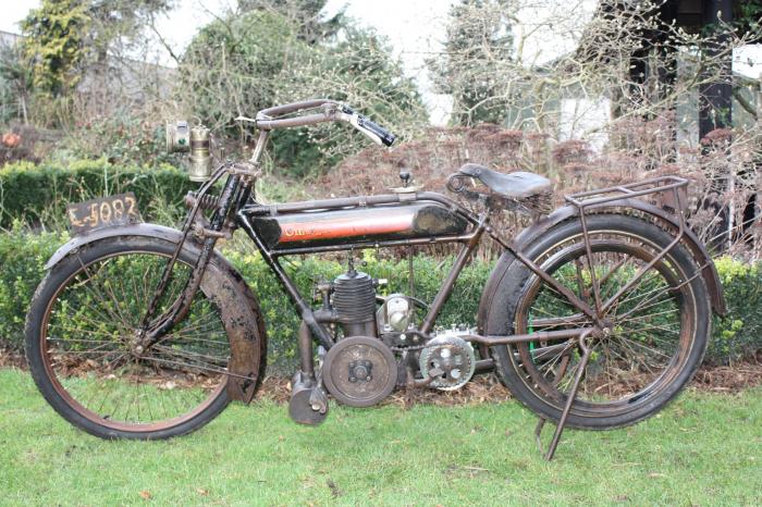 Omega 350cc 2-stroke, probably 1915