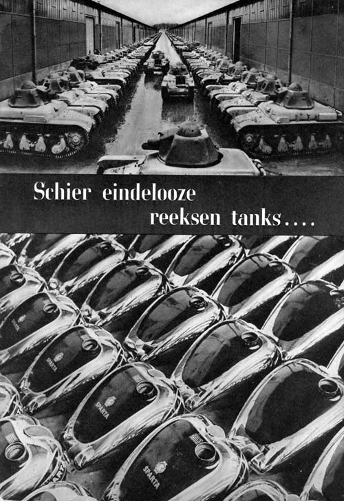 Sparta advertentie, waarschijnlijk uit de Auto Kampioen, maart 1940