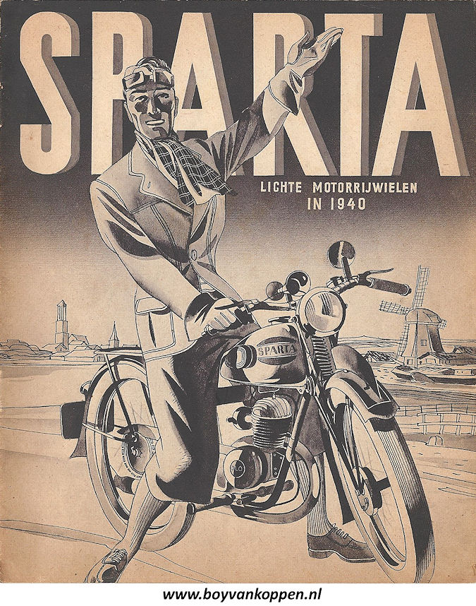 Sparta motorfietsen folder 1940
