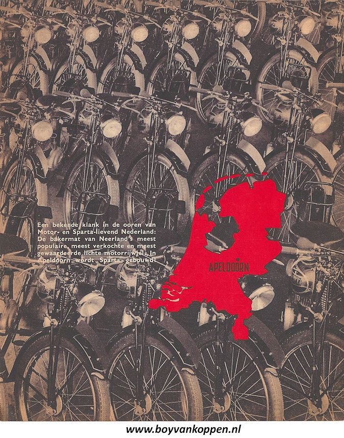 Sparta motorfietsen folder 1940