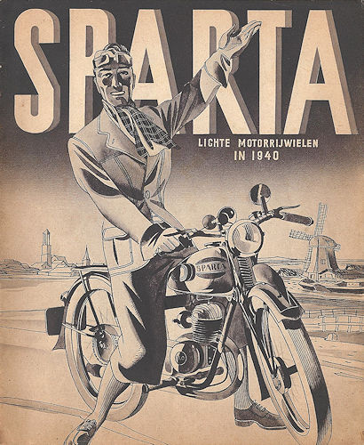 Sparta motorfietsen folder 1940