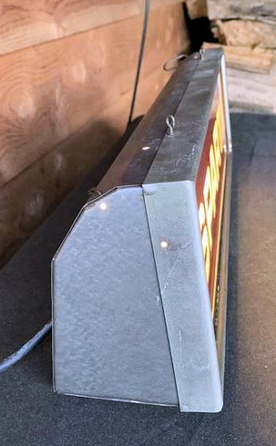 Staande Sparta reclame lichtbak