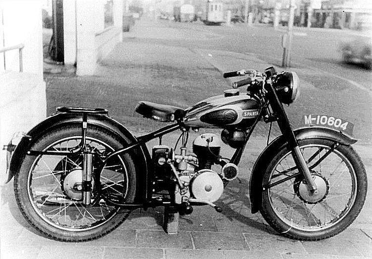 Sparta Villiers 200cc 1950 - uit modellenboek Sparta Motorclub