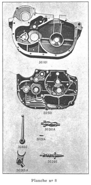 Foto 8 uit het onderdelenboek 1931 Motobécane B-serie